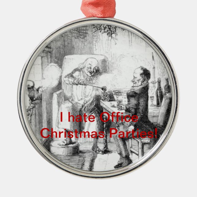 Ornement de fête de Noël de bureau (Devant)