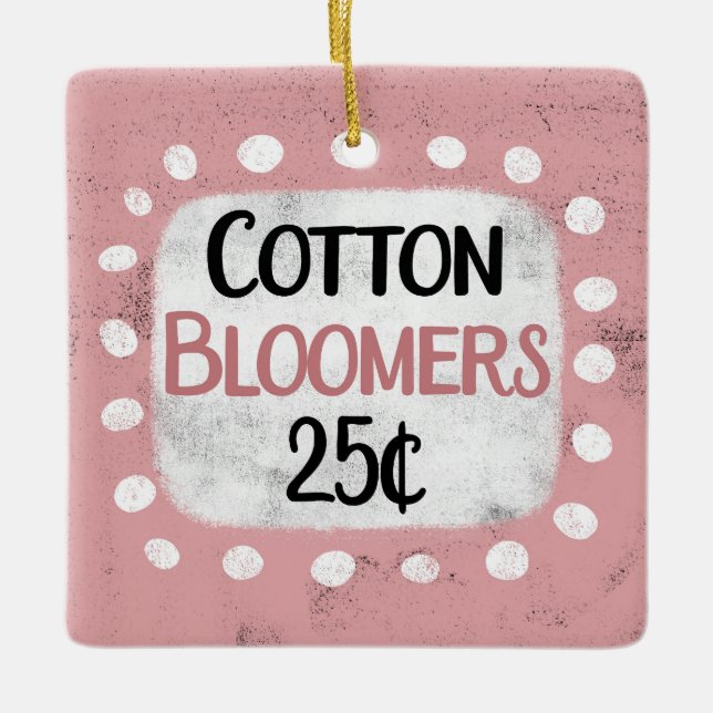 Ornement de fleurs de coton 25 cents (Devant)
