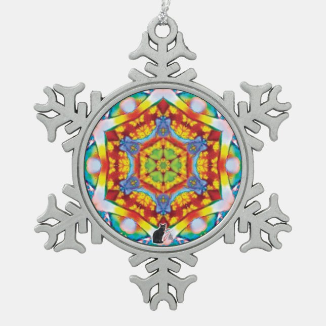 Ornement de flocon de neige Centris Kaleidoscope (Devant)