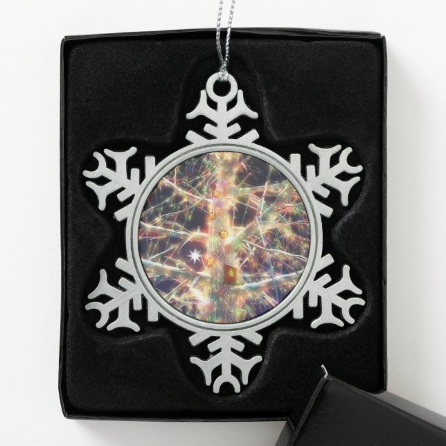 Ornement de flocon de neige de Noël (Boîte)