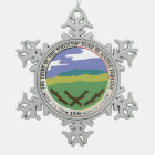 Ornement de flocon de neige de tribu de Whitetop