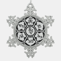 Ornement de flocon de neige d'incantation
