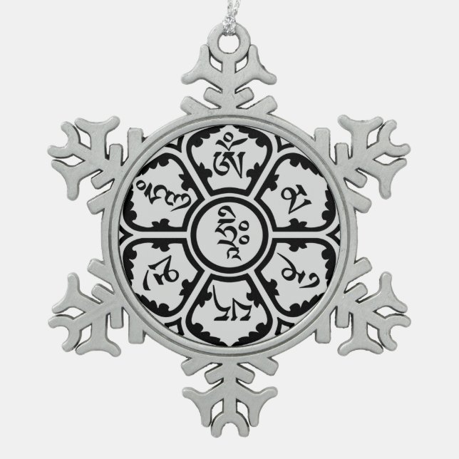 Ornement de flocon de neige d'incantation (Devant)