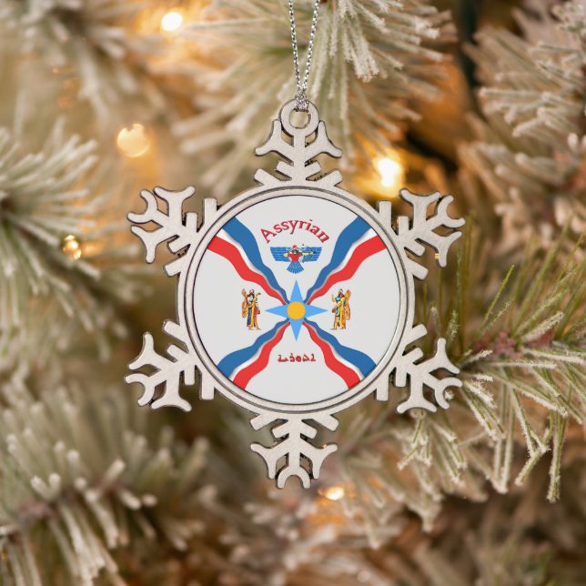 Ornement de flocon de neige en Assyrie (Arbre)
