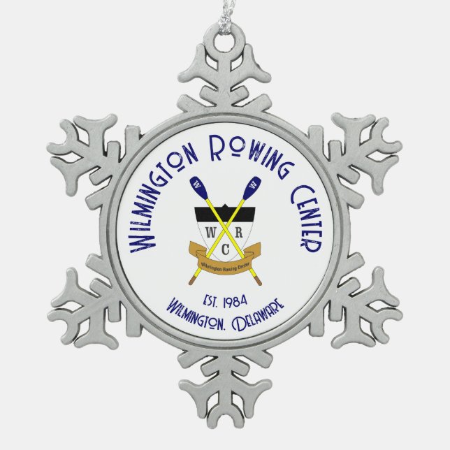 Ornement de flocon d'hiver WRC (Devant)