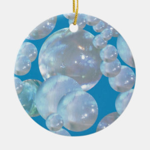 Ornement de flottement de Noël de bulles