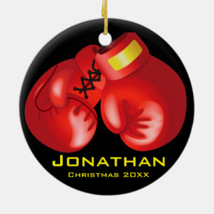 Ornement de gants de boxe