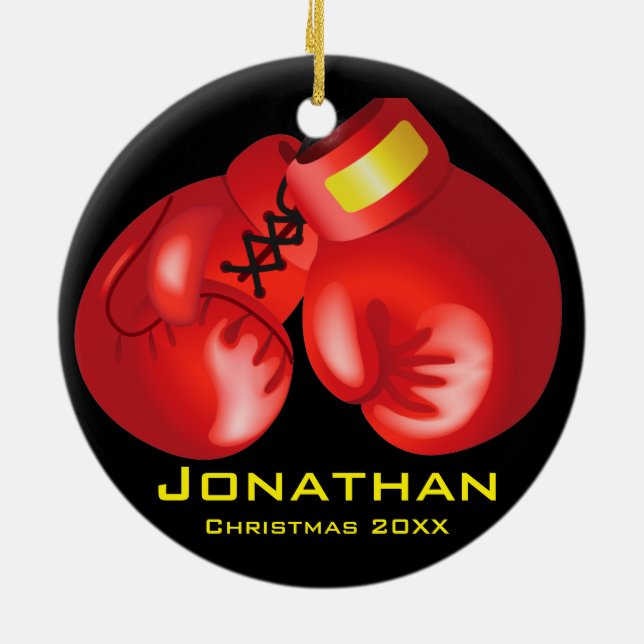 Ornement de gants de boxe (Dos)