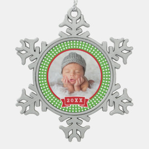 Ornement de garde de photos de nouveau-nés personn