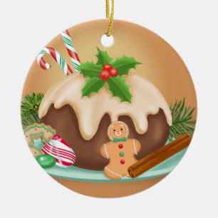 Ornement de gâteau de Noël