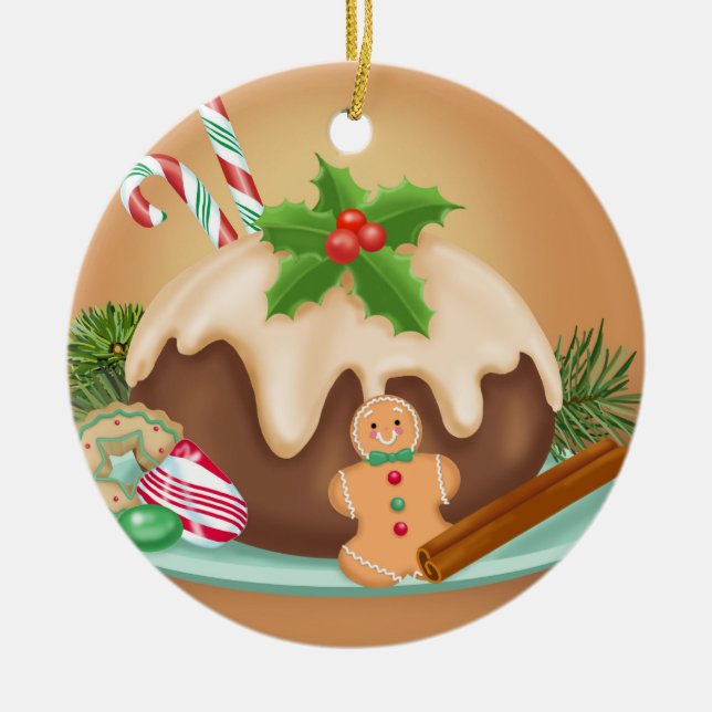 Ornement de gâteau de Noël (Devant)