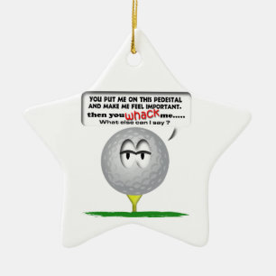 Ornement de golf de boule de Widdle