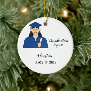 Ornement de graduation, ornement de message de gra