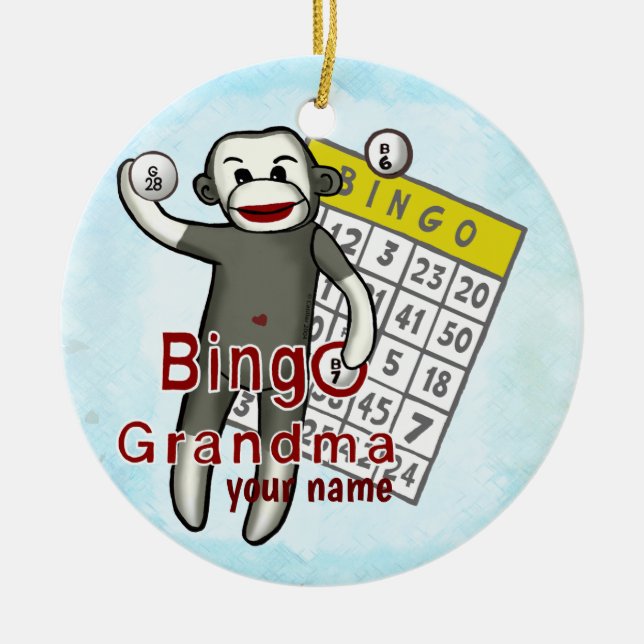Ornement de grand-mère Bingo  (Devant)