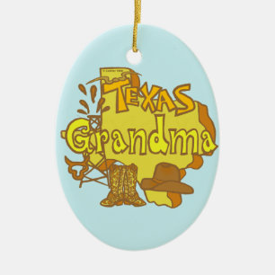 Ornement de grand-mère du Texas
