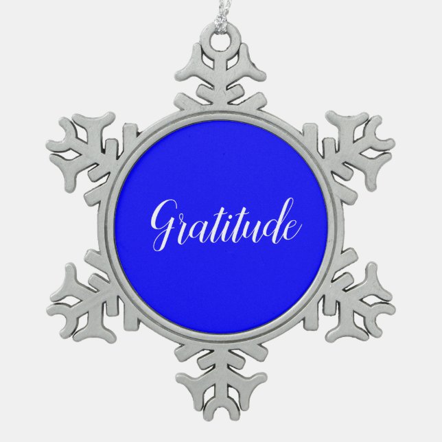 Ornement de gratitude (Devant)