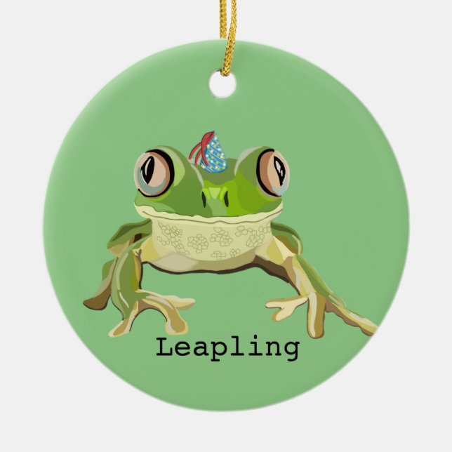 Ornement de grenouille (Devant)