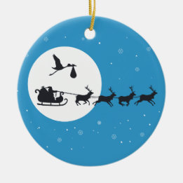 Ornement de grossesse de Noël - Venir en ville