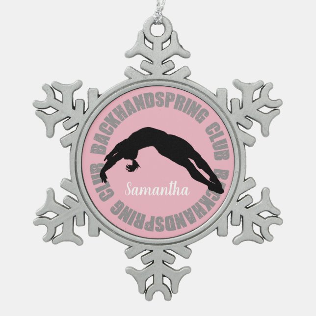 Ornement de gymnastique de club de Backhandspring (Devant)