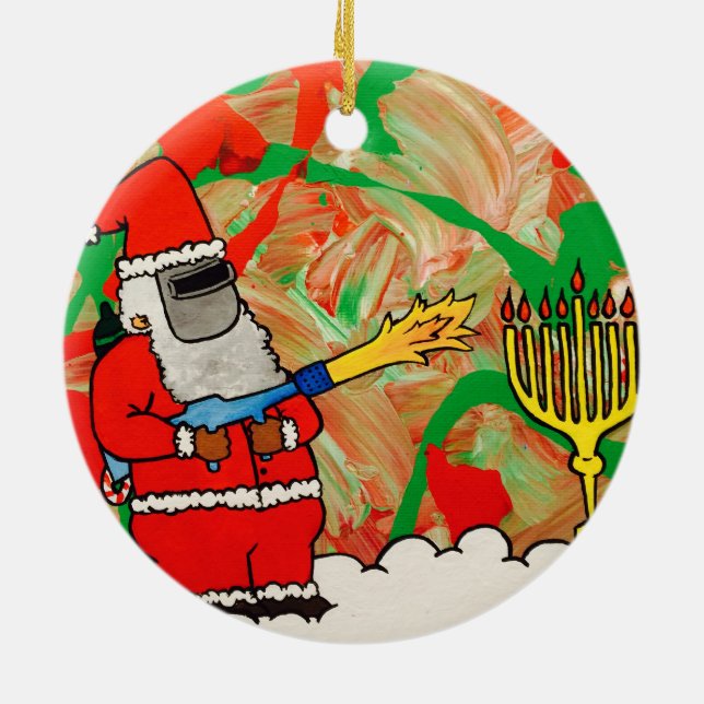 Ornement de Hanoukka de Noël (Dos)