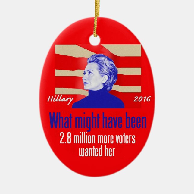 Ornement de Hillary Clinton (Devant)
