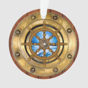 Ornement de hublot nautique
