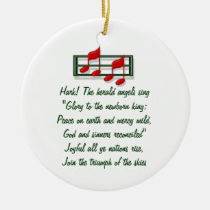 Ornement de Hymn "Hark the Herald Angels Sing"
