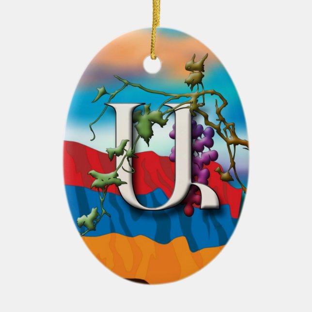 Ornement de "Iyp" d'initiales d'alphabet arménien (Devant)