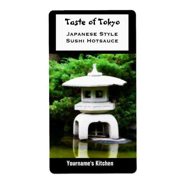 Ornement de jardin de pagode japonaise (Devant)