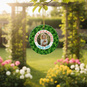 Ornement de jardin en céramique personnalisé avec