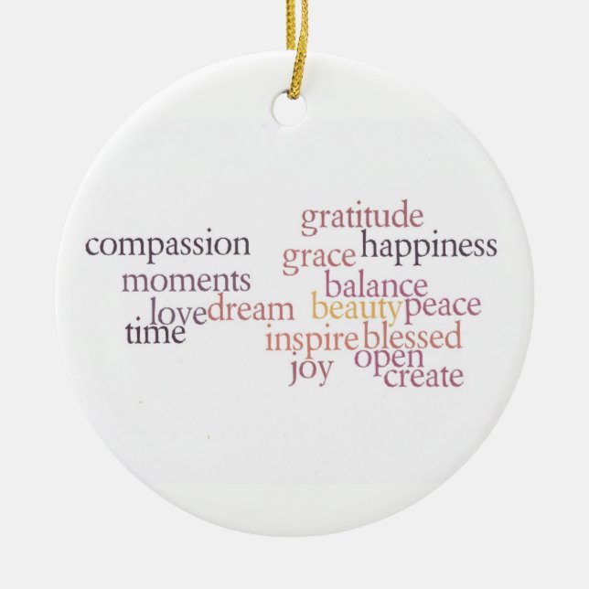 Ornement de joie et de gratitude (Devant)