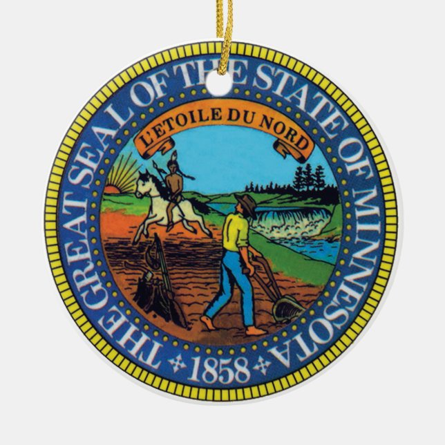 Ornement de joint d'état du Minnesota (Devant)