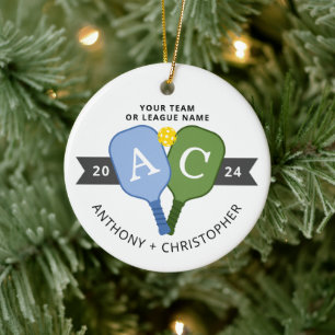 Ornement de joueur de l'équipe personnalisée