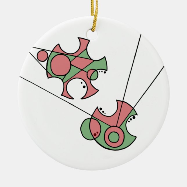 Ornement de Joyeux Noël (écrit dans Gallifreyan) (Devant)