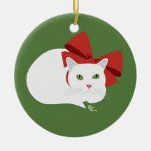Ornement de Kitty de vacances