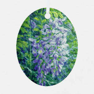 Ornement de la glycine violette