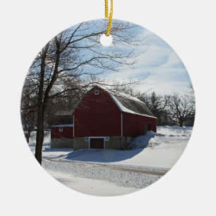 Ornement de la grange d'hiver
