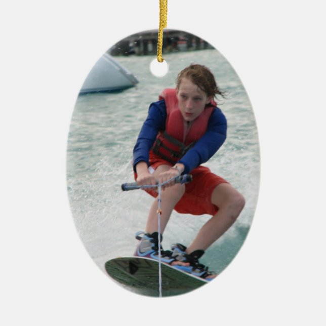 Ornement de la jeunesse de Wakeboarding (Devant)
