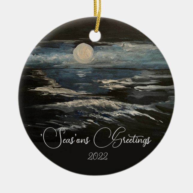Ornement de la Lune bleue (Devant)