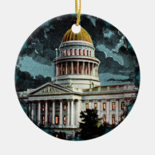 Ornement de la lune du Capitole de l'État de Calif