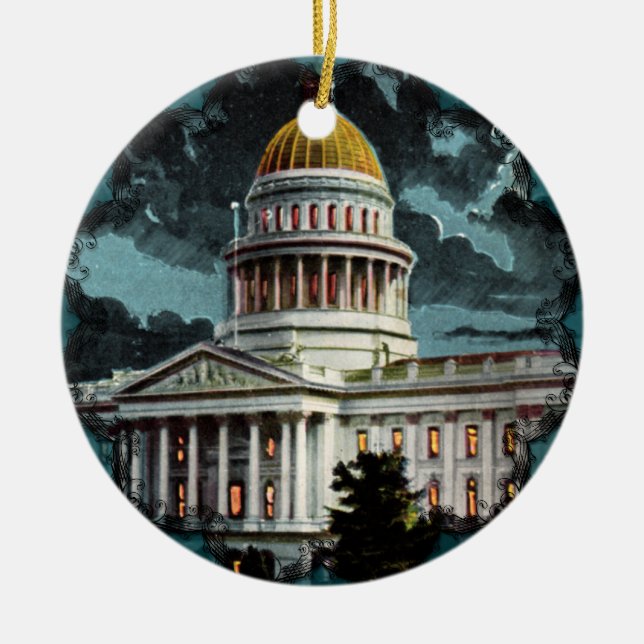 Ornement de la lune du Capitole de l'État de Calif (Devant)