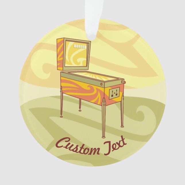 Ornement de la machine à boules (devant)