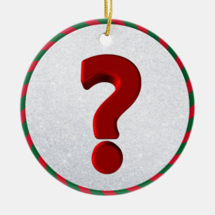 Ornement de la marque de question