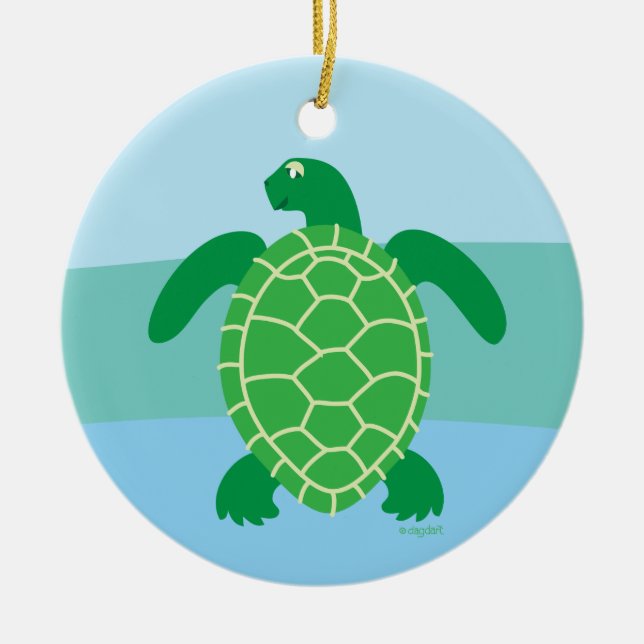 Ornement de la saison des tortues de mer (Devant)