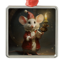 Ornement de la souris Noël