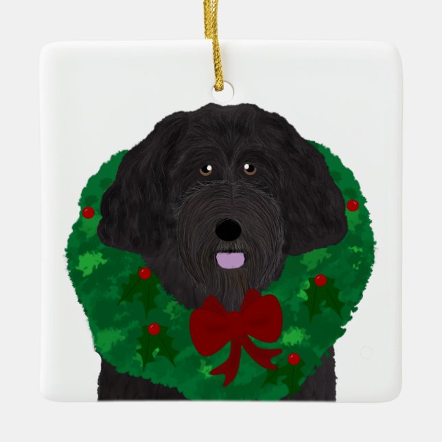 Ornement de Labradoodle (Devant)