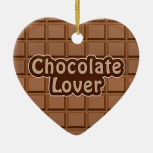 Ornement de l'amant au chocolat