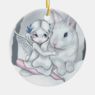 Ornement "de lapin de neige"