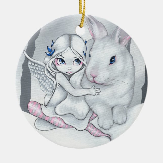 Ornement "de lapin de neige" (Devant)