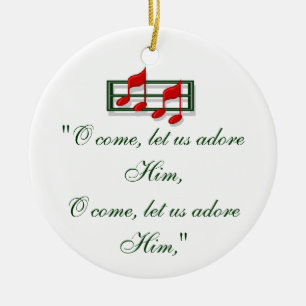 Ornement de l'Hymne "O Venez tous vos fidèles" Noë